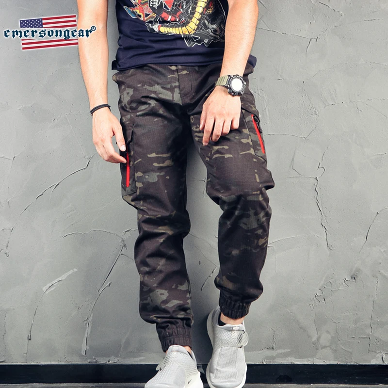 Emersongear Tactical Jogger Pants Men Ankle Banded Duty Cargo Trouser