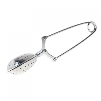 

Heart-Shaped Spoon Tea Infuser Strainer with Squeeze Handle