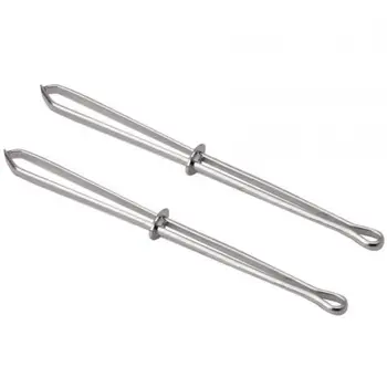 

New 2pcs Double Needle For Household Multi-Functional Sewing Machine Accessories Wearing Threading Guide Tool Needle Sew Pip