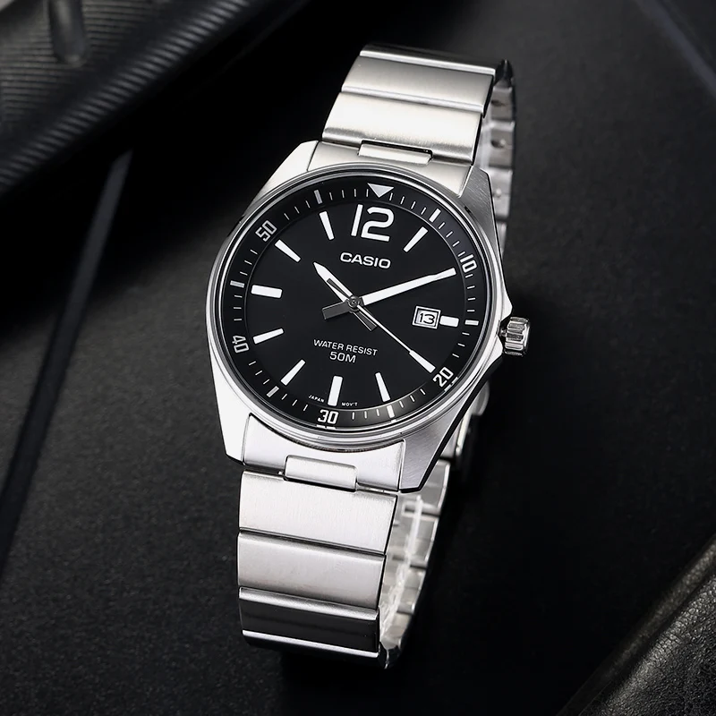 Оптическими зумом Casio Часы MTP-E170D-1B | Наручные часы