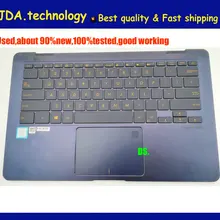 Wellendorff 95% чехол для ноутбука ASUS UX490UA UX490 Упор для рук США клавиатура верхняя крышка с сенсорной панелью, с подсветкой