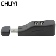 CHUYI Mini 4 порта USB 2,0 разветвитель концентратор Высокоскоростной Мульти USB hab сплиттер коробка адаптер для ПК Аксессуары для ноутбуков