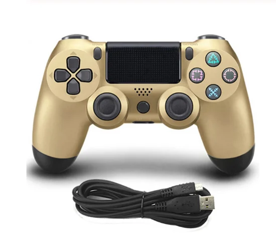 Gold USB контроллер PS4 Геймпад для Play Station 4 геймпад для Dualshock 4 геймпад для PS4 консоли, беспроводная версия - Цвет: Gold