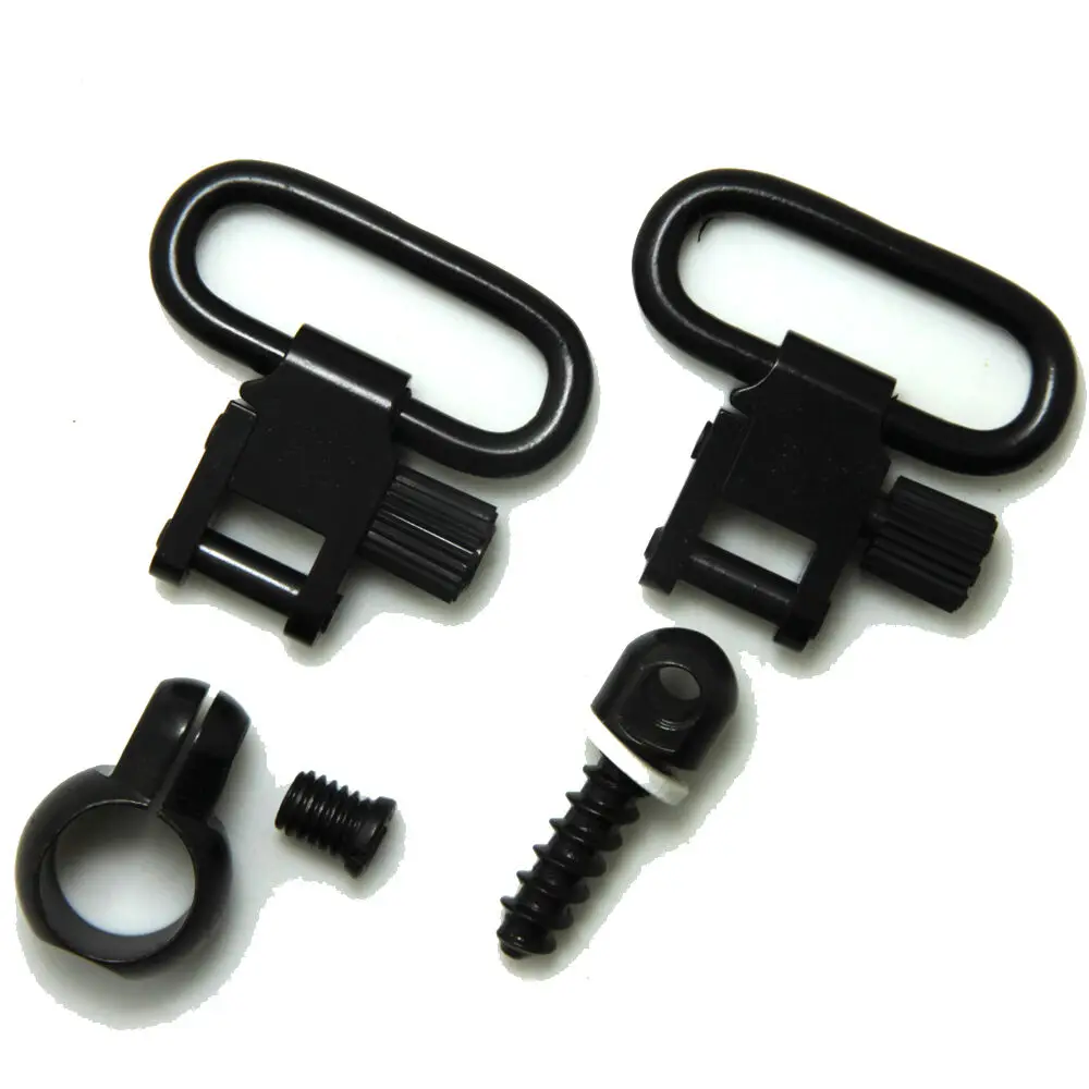 1'' Quick Release Lever Action Rifle Sling & Swivels Mount Kit .22 Cal