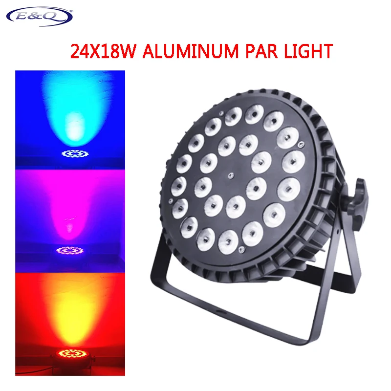 

24x18W RGBWA UV 6 in 1 5in1 4in1 LED par light stage light professional stage lighting aluminum shell wash light