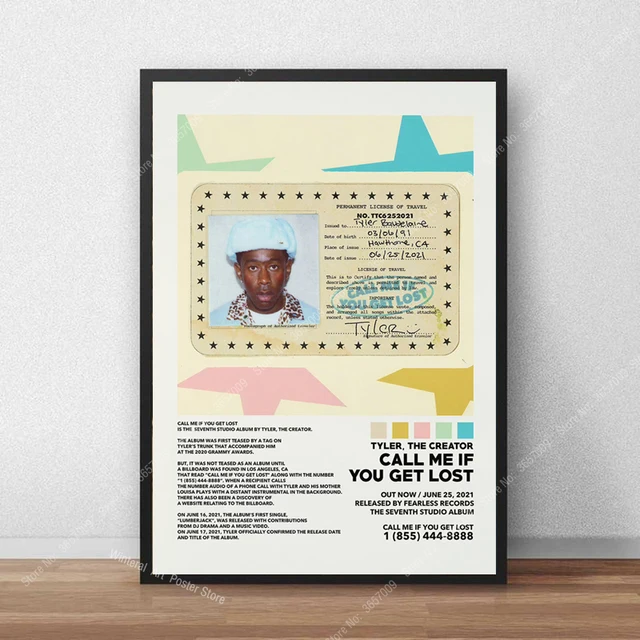 Mt002 Tyler The Creator Call Me If You Get Lost Igor Album Star Canvas Wall Art Picture Painting Poster Prints Modern Home Decor Painting Calligraphy Aliexpress