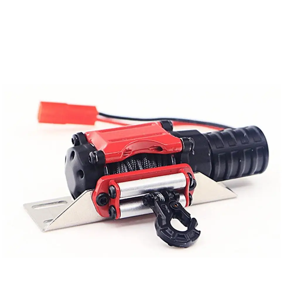

HobbyLane Electric Capstan Metal Winch Traction Simulation Accessories for 1/10 Crawler Car TRX4 D90 SCX10