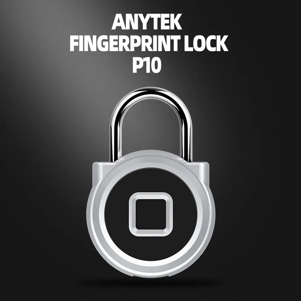P10 USB Перезаряжаемый водонепроницаемый замок отпечатков пальцев умный Противоугонный чемодан сумки многоцелевой замок отпечатков пальцев