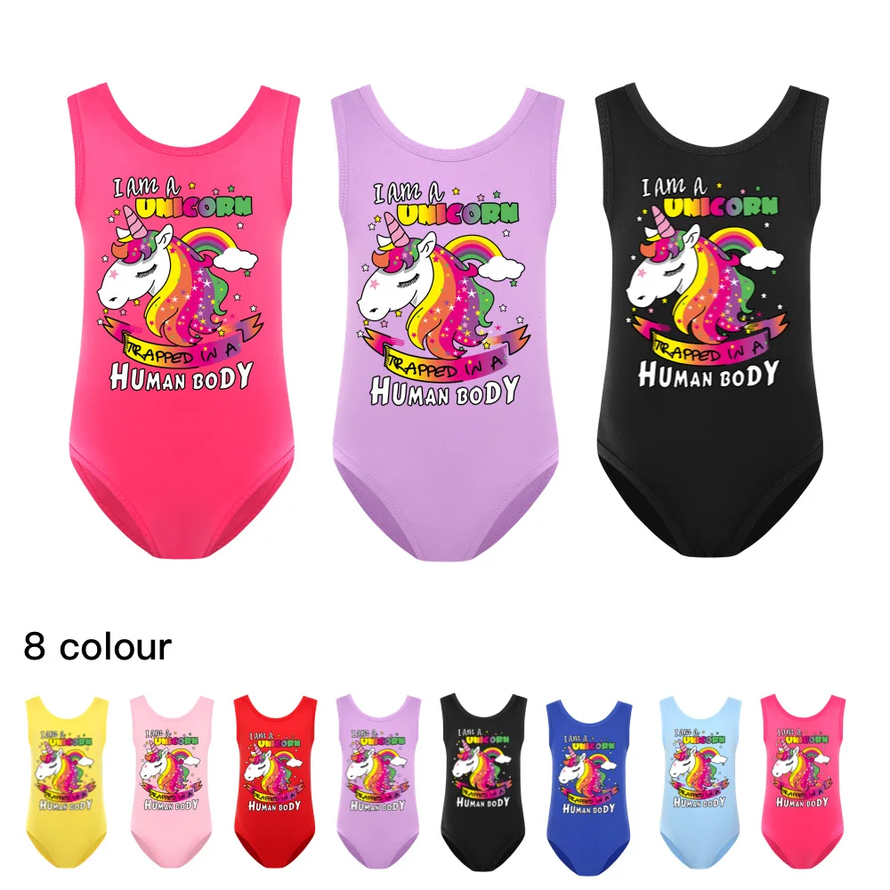 2021 100-160Cm Ragazze Nuovo Costume Da Bagno Multicolore Simpatico Cartone Animato