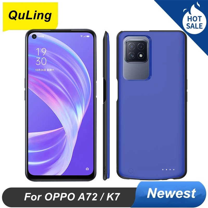 

QuLing 10000 мАч для OPPO A72 чехол для аккумулятора K7 зарядное устройство чехол зарядное устройство для OPPO A72 K7 чехол