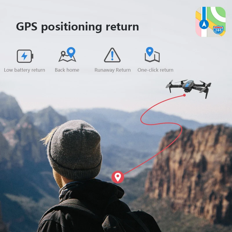 Дрон gps 5G wifi и 4K HD широкоугольная камера FPV Drone X Pro Квадрокоптер поддерживает мой Дрон с камерой квадрокоптер с камерой аккумулятор квадрокоптер с камерой профессиона квадракоптер квадрокоптер дрон с камерой