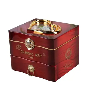 

New Innovative Jewelry Box Music Box DIY Ornament Rotating Dancing Girl New Year Gifts Music Boxes Party Wedding Decoration