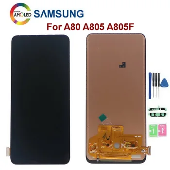 

Original AMOLED A805 Display For Samsung Galaxy A80 A805F A805FD A805A LCD Display Touch Screen Digitizer Assembl replacement