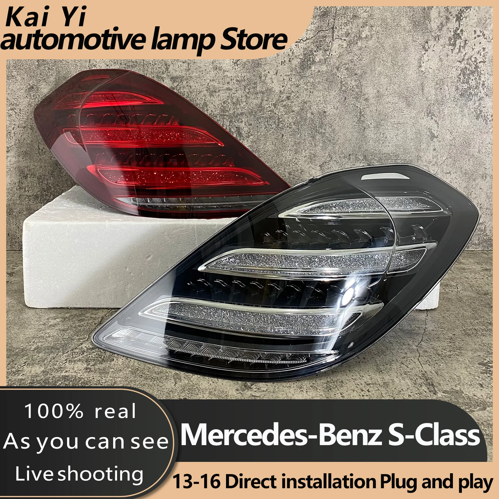 

Tail Lamp For Car W222 2014-2020 S320 S350 S400 LED Tail Lights Fog Lights Day Running Light DRL Tuning Cars Accessories