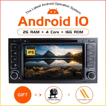 

ZLTOOPAI Android 10 Car DVD Player For Toyota Universal RAV4 COROLLA CAMRY VIOS HILUX Terios Land Cruiser 100 Auto Radio GPS Ste