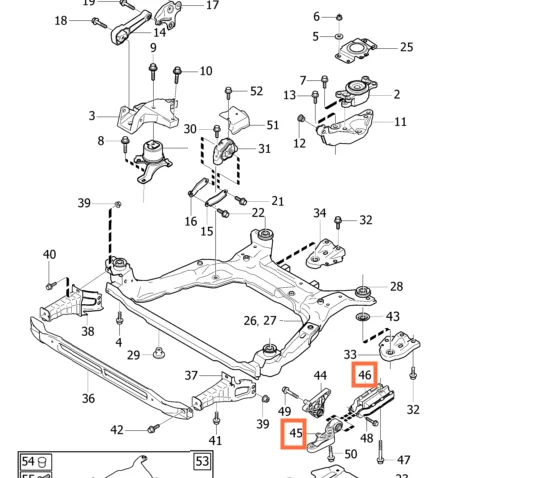 Ножная Резина двигателя для Volvo S80 S80L XC60 3,0 T 3,2 Коробка передач двигателя Монтажный кронштейн подвески