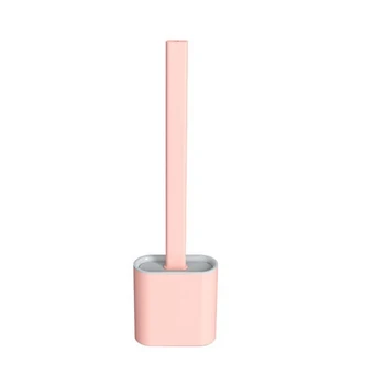 

Toilet Floor-To-Ceiling Type Soft Rubber Long Handle Toilet Brush To Remove Dead Corners and Wash Toilet 365x98x43mm WWO66