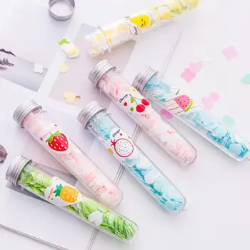 

Portable Tube Travel Fruits Petals Scented Soap Flakes Child Hand Washing Soaps Desk Set For School Supplies Wholesale