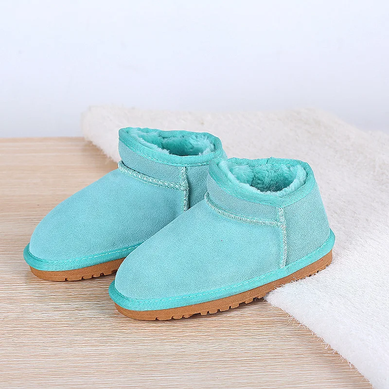 

Cotton-padded Shoes Winter plus Velvet 2018 New Style Baby Short Snow Boots Slip-on Low Top Thick Lazy mian bao xie