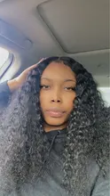 Peluca brasileña de ondas profundas prearrancada, peluca con malla frontal y pelo de bebé, 13x4, para mujeres negras