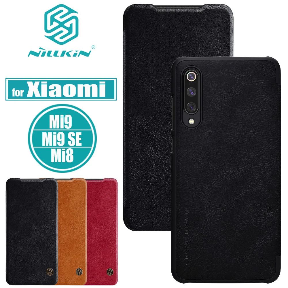 Для Xiaomi Mi 9 8 SE 9T Pro чехол Nillkin Geneine PU кожаный флип чехол полное покрытие телефона сумка оболочка для Xiaomi Mi CC9/CC9E/A3 чехлы