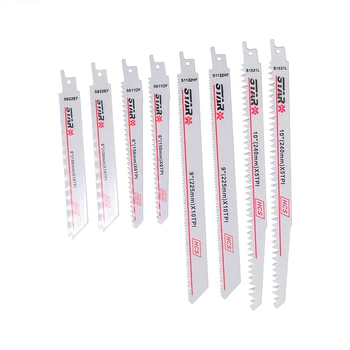 

8pc/Set HCS Reciprocating Saw Blades Wood Metal PVC Cutter Blade For Bosch Makita Hitach Power Tools Accessories