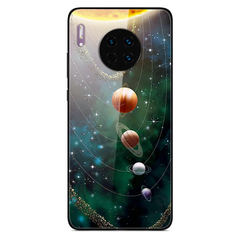 Для huawei mate 30 Pro закаленное стекло чехол жесткий чехол для телефона чехол для huawei mate 30 Lite mate 30 Pro TPU бампер чехлы для huawei mate 30 Pro Lite жесткая задняя панель из поликарбоната Coque