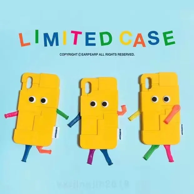 

INS Korea cute cartoon innovative cheese eye phone case for iphone Xs MAX XR X 6 6s 7 8 plus fun soft silicone coque