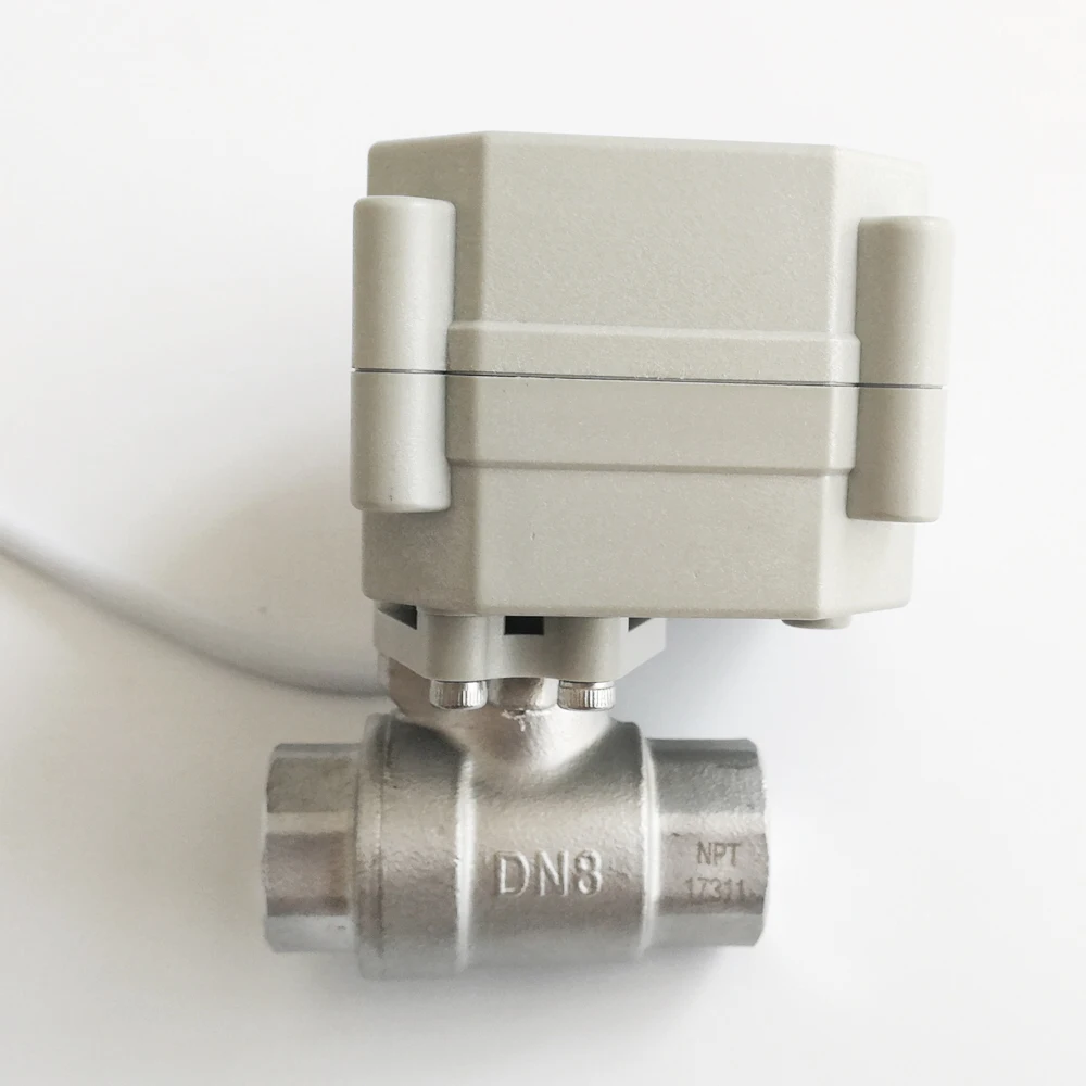 Válvula Proporcional Dn8 de Novo 05v 010v ou 420ma dc 12v para Aplicação em Água Aço Inoxidável