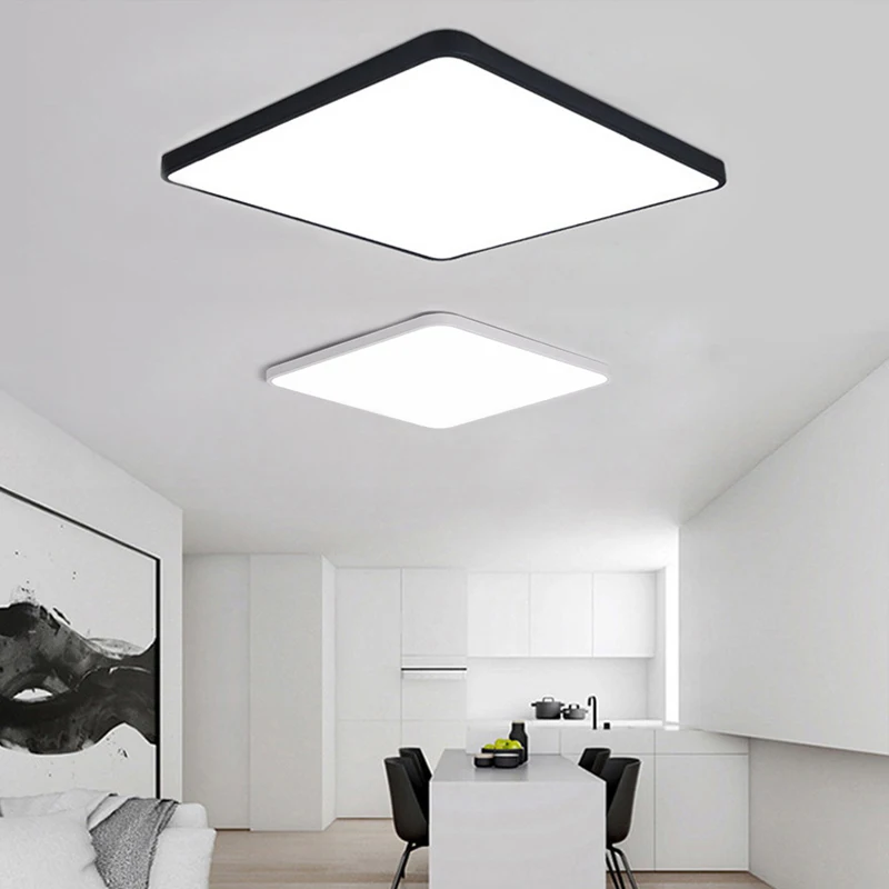

Ultra Thin LED Ceiling Lamp LED Modern Panel Light 110-220V Bedroom Kitchen Surface Mount Flush Panel Light