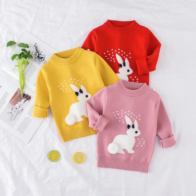 Girls Sweater Kids Baby Clothes Cute 