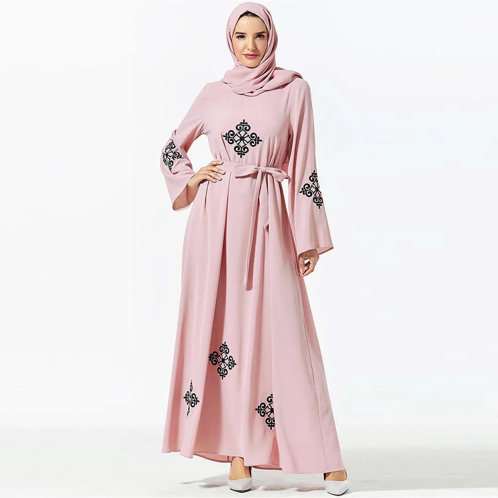 Abaya Дубай мусульманское платье без хиджаба Абая для женщин Осенняя мода Caftan
