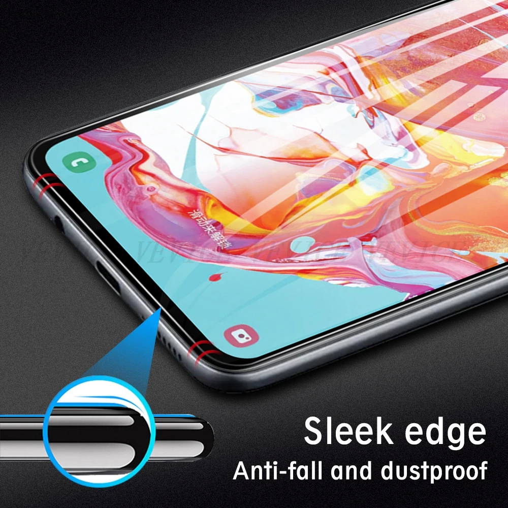 9D поверхность закаленное стекло для samsung Galaxy A7 2018 против царапин протектор экрана