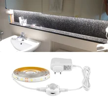2A Питание светодиодный ночник 12V светодиодный лента движения PIR Сенсор Светодиодные ленты светильник 2835 Водонепроницаемый шкафа ЛЕСТНИЦЫ шкаф для спальни светильник