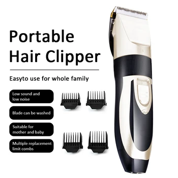 

10IN1 In Stock Rechargeable Razor Hair Trimmer Hair Clipper USB Haircut Cutter Machine Hair Children Adult Hair Clipper for Men