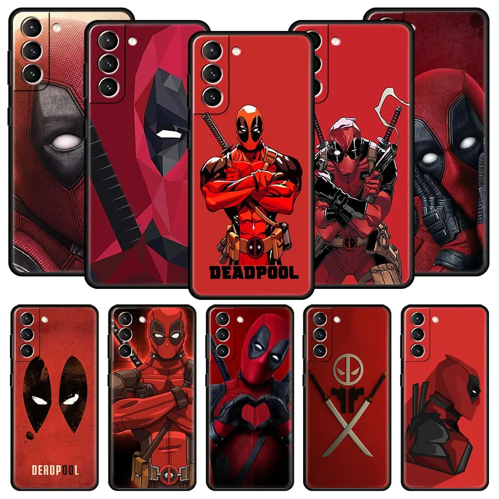 Deadpool Marvel Dead Pool Custodia Per Telefono Per Samsung Galaxy S24 21 Ultra S20 Fe 5G S10 Lite S10E S22 Plus S23 Cover Posteriore Coque