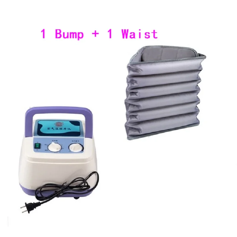 1 Bump 1 waist Инфракрасная терапия воздушный компрессионный массажер ручной контроллер циркуляции крови насос обертывание для тела ноги руки талии расслабляющий массаж - Цвет: 1 Bump 1 waist