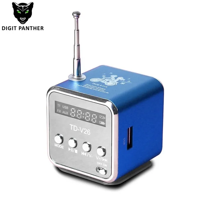 Купить Портативные колонки с FM мини многофункциональное радио USB записная книжка для ТВ | Сабвуферы (4000454493366)