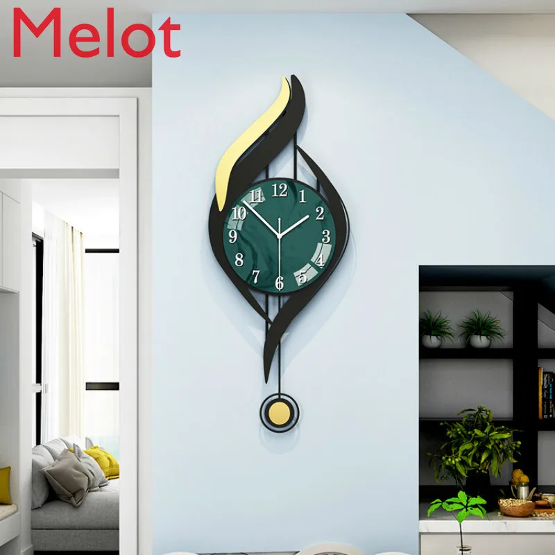 

Modern Simple Clock Wall Clock Living Room European Entry Lux Creative Home Fashion Clock Mute Wall Watch wall clock design