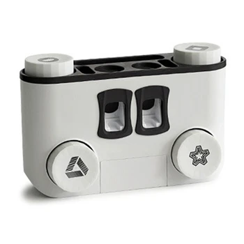 

Multifunction Toothbrush Holder Storage Toothpaste Cosmetics Dust-Proof Bathroom Accessories Convenient Toothpaste Dispenser