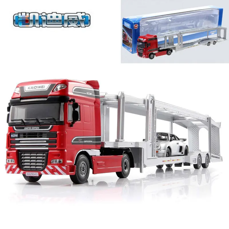

Cadeve 625043 Engineering Freight Truck Model Toy Decoration Car Freight Truck Gift Box Alloy
