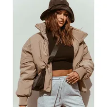 Winter Clothes Women Harajuku Jacket  Bubble Coat Jacket 2021Woman Streetwear Hip Hop Parka Korean Black Clothes Cotton Jackets