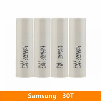 

4pcs 3.7V 21700 3100mah 35A discharge For Samsung INR21700-30T li-ion power cell IMR battery for Toy E-cig Torch Flashlight ect