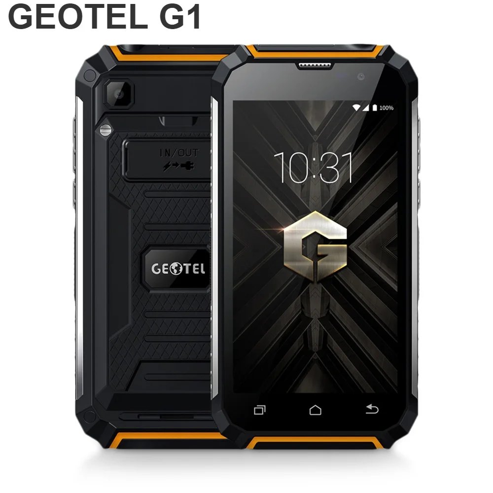 GEOTEL G1 5-inch 3G Smartphone Android 7.0 2GB RAM 16GB ROM MTK6580A 4-core 1.3GHz Water-resistant 7500mAh Mobile Cellphones GEOTEL G1 5-inch 3G Smartphone Android 7.0 2GB RAM 16GB ROM MTK6580A 4-core 1.3GHz Water-resistant 7500mAh Mobile Cellphones