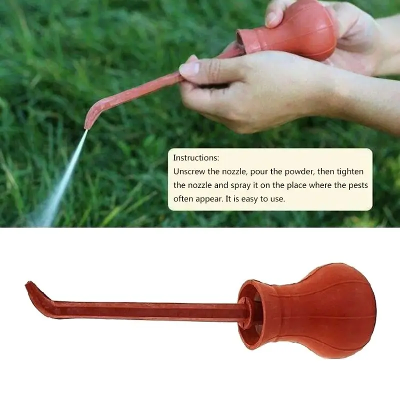 Rubber Pest Control Pesticide Termite Bulb Duster Insecticide Powder Sprayer Gradening Agricultural Supplies P15D