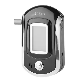 

U-Kiss Portable Alcohol Tester With LCD Screen Display Digital Alcohol Detector Alcohol Breathalyzer Analyzer Car Safety Drive