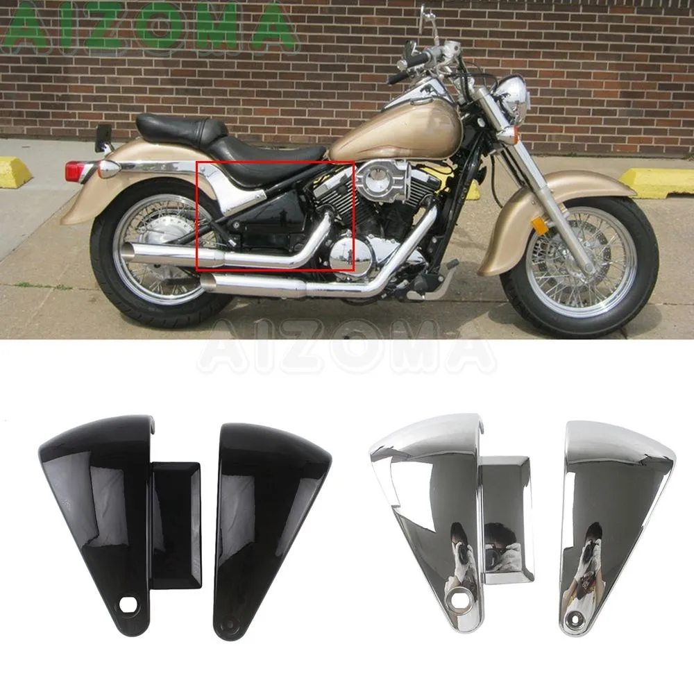 Левая и правая боковая Защитная крышка для мотоцикла Kawasaki Vulcan 400 VN400 800 1995|Накладки