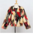TELOTUNY/детское теплое меховое пальто для девочек зимние теплые стильные меховые куртки с водопадом плотное однотонное пальто с искусственным мехом верхняя одежда, 6 цветов, Z1019