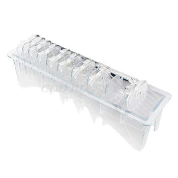 

10pcs Electric Clippers Magnet Caliper Transparent Limit Comb Oil Head Clipper Drop Shipping