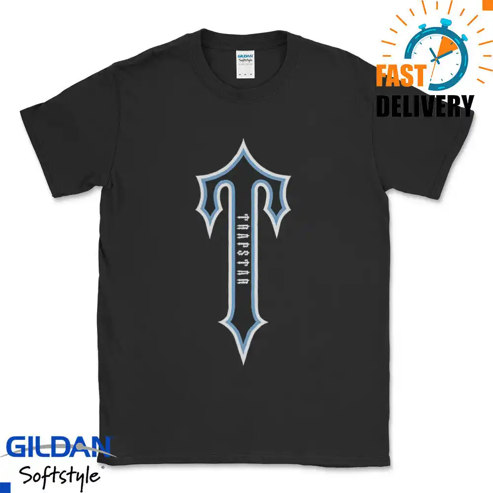 New 9 Trapstar Black Irongate T Outline Reprintonly T Shirt Size S 2xl T Shirts Aliexpress